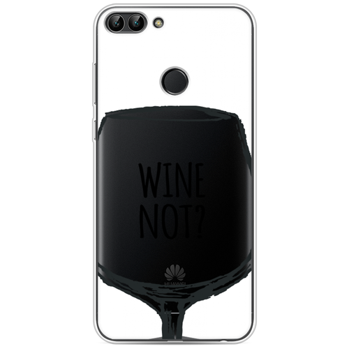 фото Силиконовый чехол wine not white на huawei p smart case place