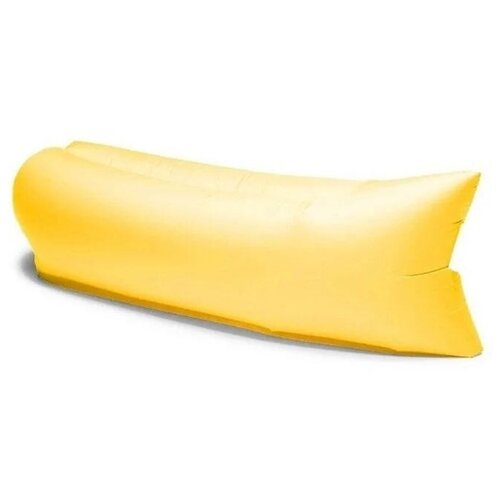 Надувной диван-лежак (желтый)