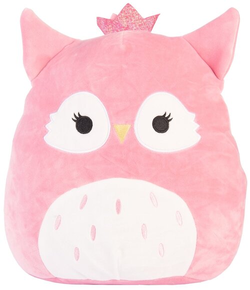 Мягкая игрушка Squishmallows Сова Бри, 30 см, розовый