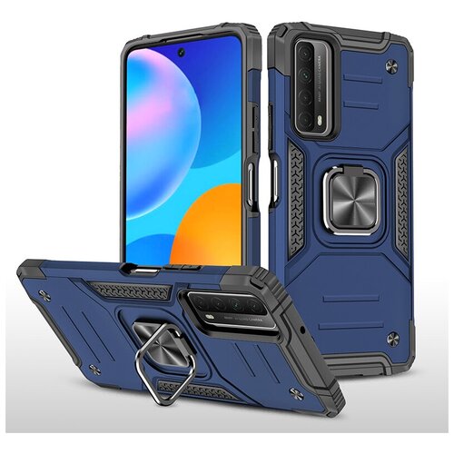 Противоударный чехол Legion Case для Huawei P Smart 2021 синий brodef delta противоударный чехол для huawei p smart 2021 синий