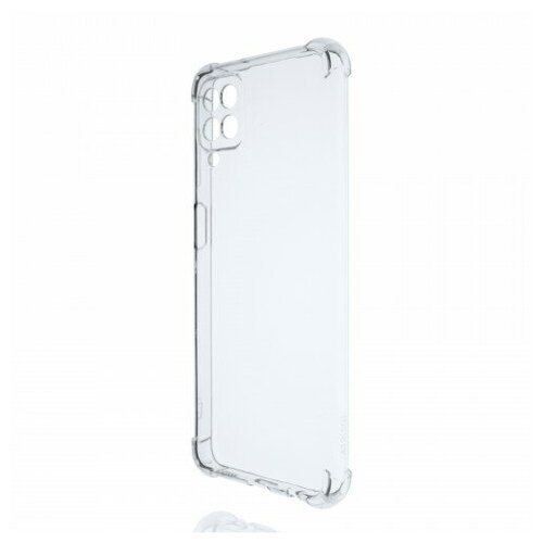 Прозрачный противоударный силиконовый чехол для Samsung Galaxy A12/M12 с усиленными углами