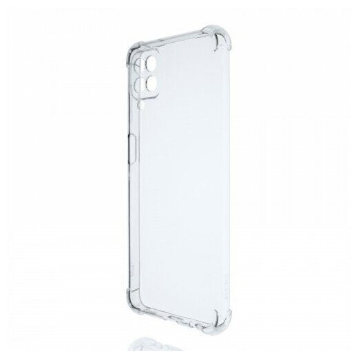 Прозрачный противоударный силиконовый чехол для Samsung Galaxy A12/M12 с усиленными углами