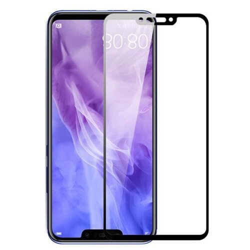 фото Защитное стекло для (honor huawei nova 5) олеофобное / закаленное/ противоударное / полноэкранное, full glue (черная рамка) чехлы и стекла