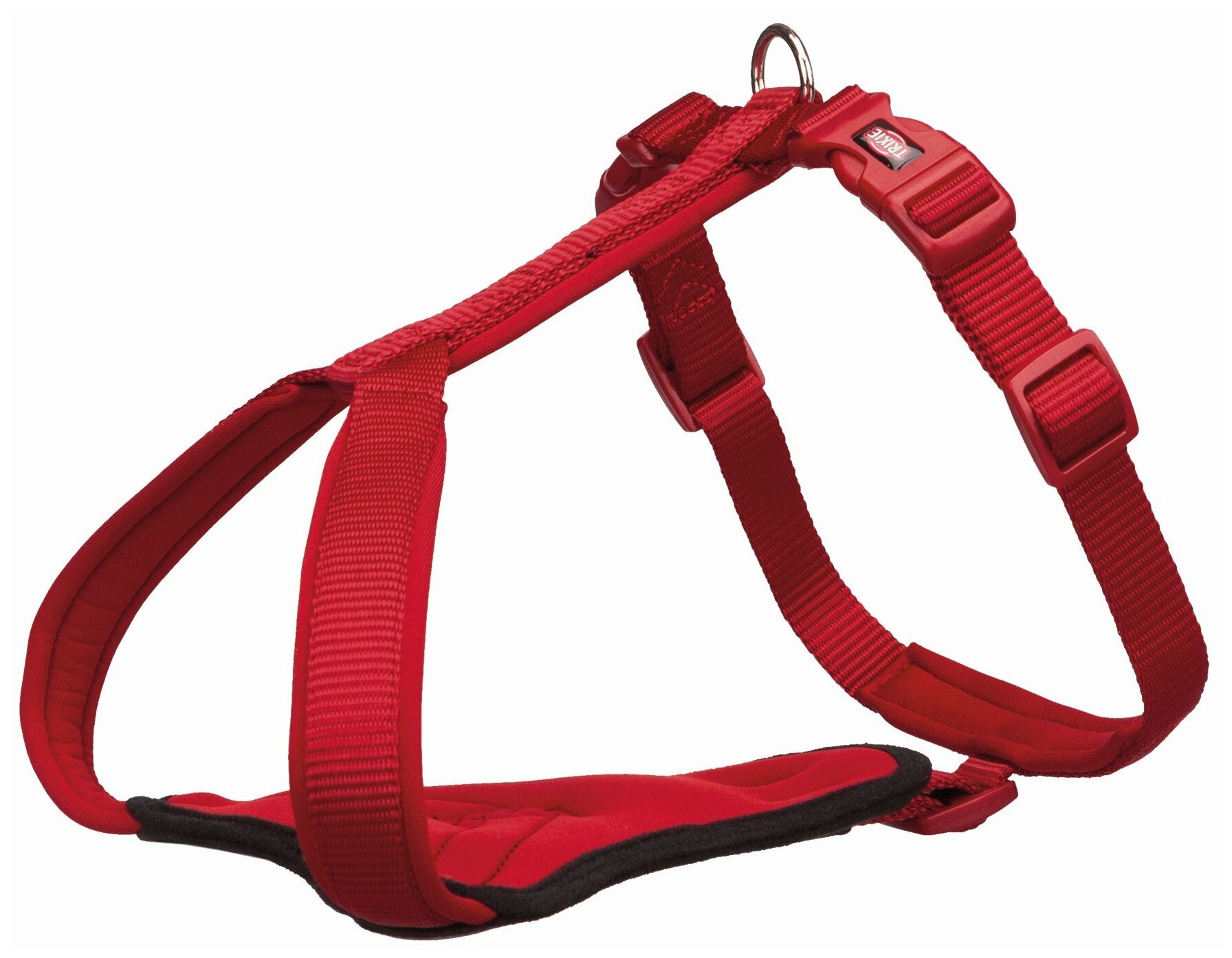 Шлейка Premium Y-harness, Trixie (товары для животных, M: 55-70 см/20 мм, красный, 1998503)