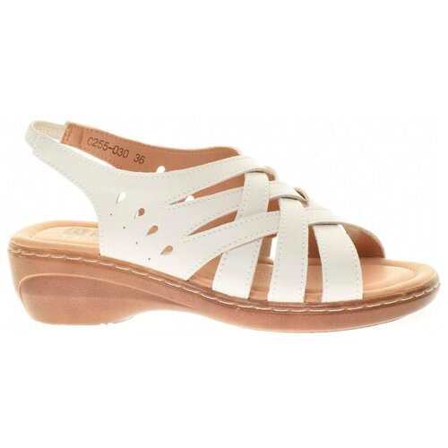 фото Босоножки baden женские летние, размер 37, цвет бежевый, артикул c255-030