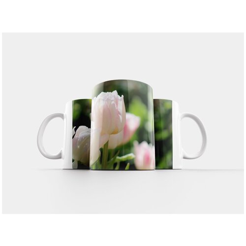 фото Кружка "белый, розовый, природа" 320 мл lotsprints