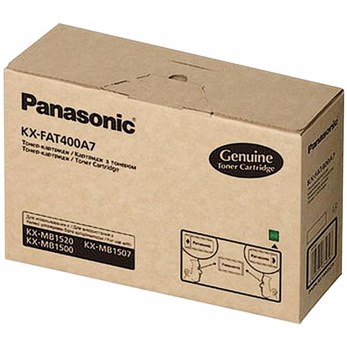 Тонер-картридж Panasonic (KX-FAT400A) KX-MB1500/1520, оригинальный, 1800 копий