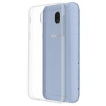 Силиконовый чехол для Samsung Galaxy J7 (2017) J730 прозрачный 1.0 мм - изображение