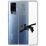 Чехол-накладка Krutoff Clear Case Дракон Края для Vivo X50 Pro - изображение