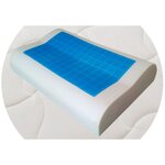 Подушка Wave Gel ортопедическая 60*40*11/13 с охлаждающим гелем - изображение