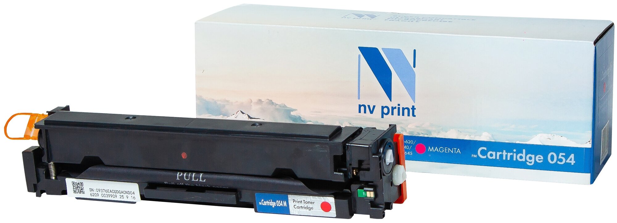 Лазерный картридж NV Print NV-054M для Canon i-Sensys LBP-620, 621, 623, 640, MF-640, 641, 642 (совместимый, пурпурный, 1200 стр.)