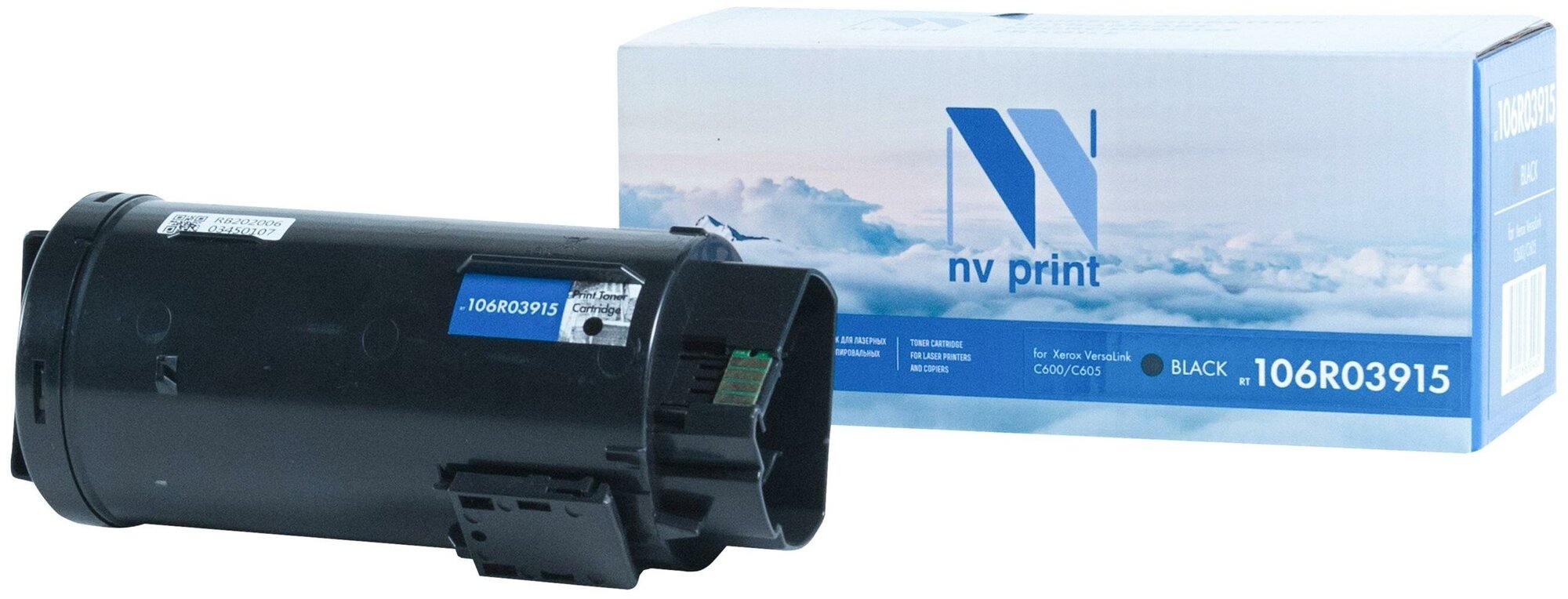 Картридж NV Print 106R03915 Black для принтеров Xerox VersaLink C600/ C605, 12200 страниц