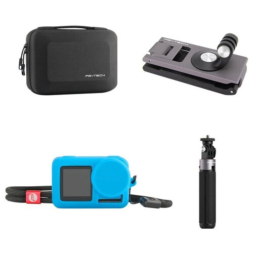 Комплект аксессуаров (Travel Set) DJI Osmo Action (PGYTECH P-11B-027) waterproof action camera case forsj4000 wifi sj4000 sj7000 h9 h9r waterproof case cover