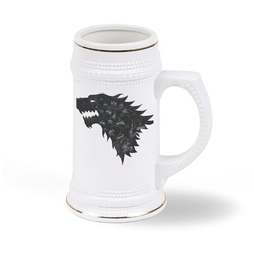 фото Пивная кружка coolpodarok силуэт собаки