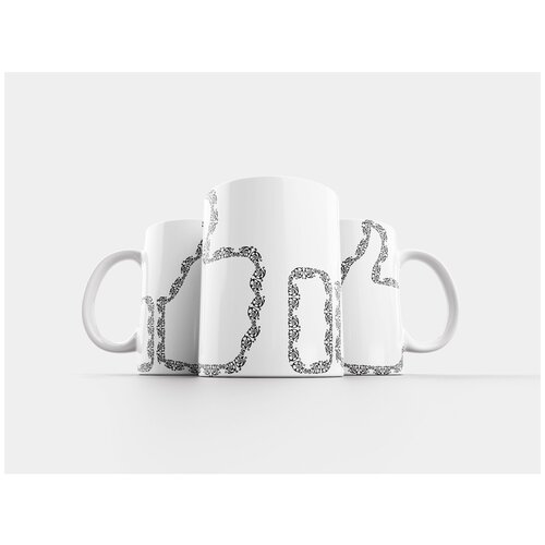 фото Кружка "декоративный, орнаментальный, цветочный" 320 мл lotsprints