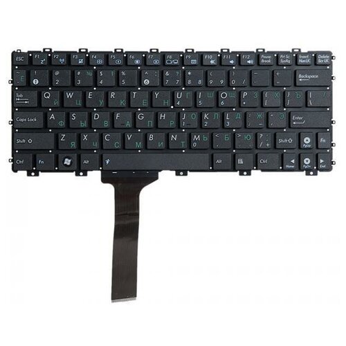 Клавиатура ZeepDeep для ноутбука Asus для Eee PC 1011PX 1015PX X101 черная без рамки гор Enter 763₽