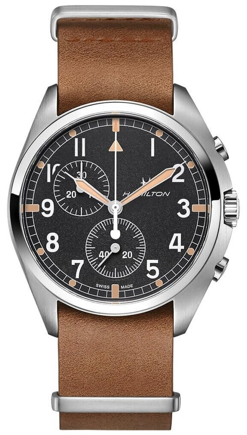 Наручные часы Hamilton Khaki Aviation, серебряный