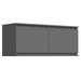 Шкаф навесной Миф Челси малая графит 100.2х35.4х41.2 см