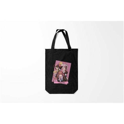 фото Сумка-шоппер / 31х42 см / аниме / госпожа кагуя в любви как на войне kaguya sama burnettie