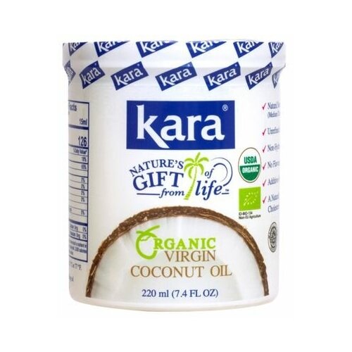 Масло кокосовое Organic KARA 100% 220 мл