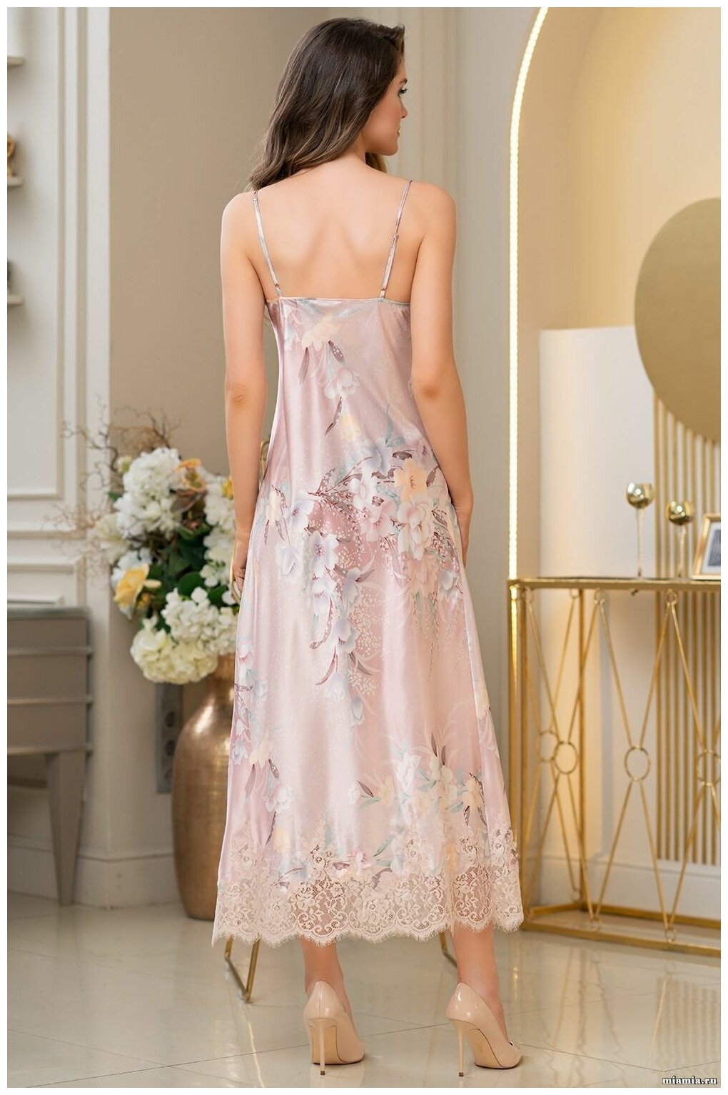 Сорочка MIA-AMORE, размер 2XL(52), розовый - фотография № 2