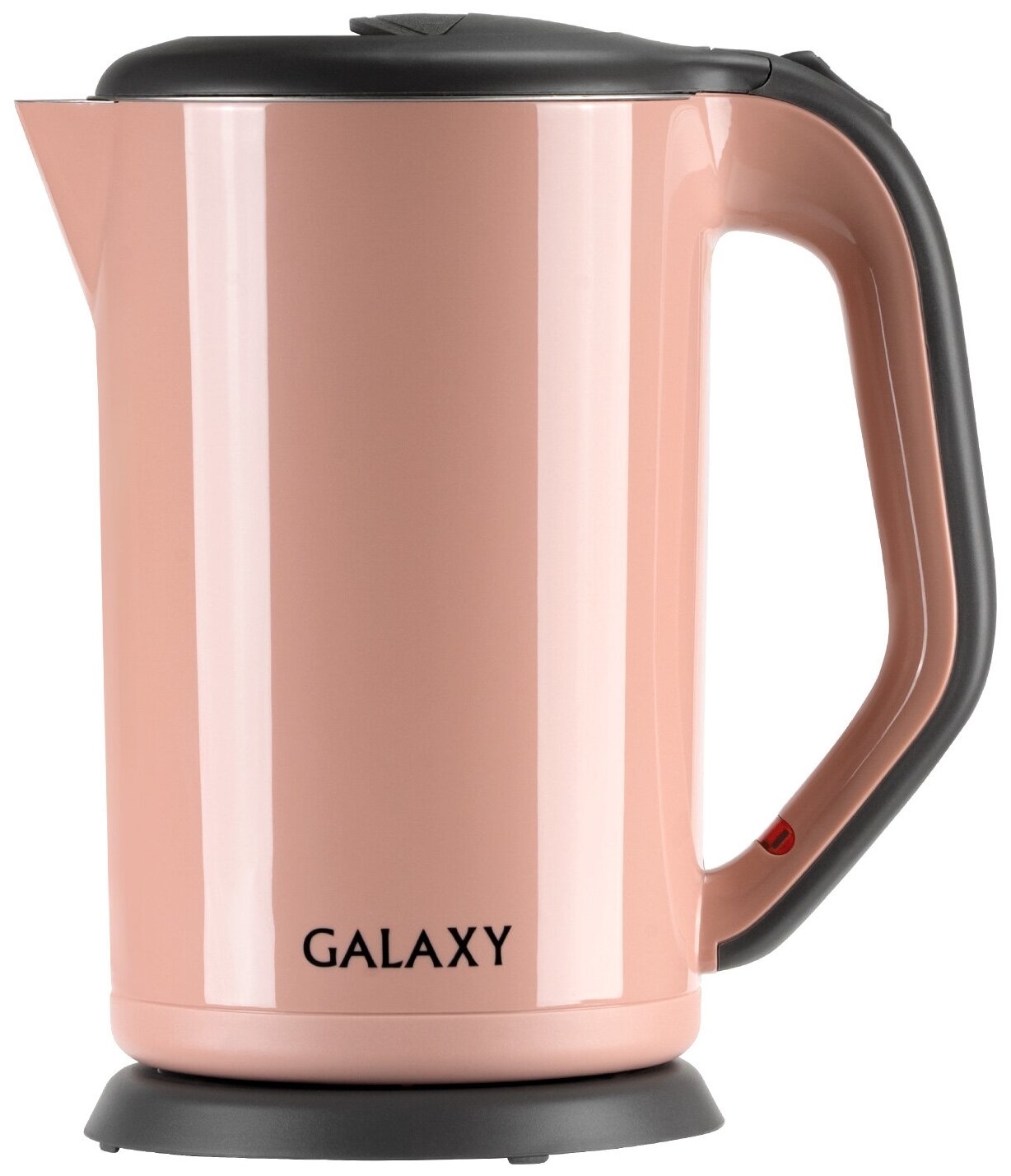 Чайник электрический Galaxy GL0330, 1.7 л, 2000 Вт, розовый