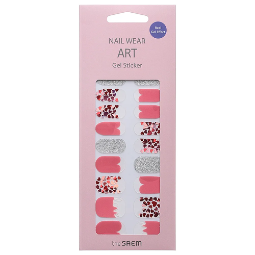 Наклейки для маникюра The Saem Nail Wear Art Gel Sticker 07, 1 шт наклейки для ногтей the saem nail wear art gel sticker 07