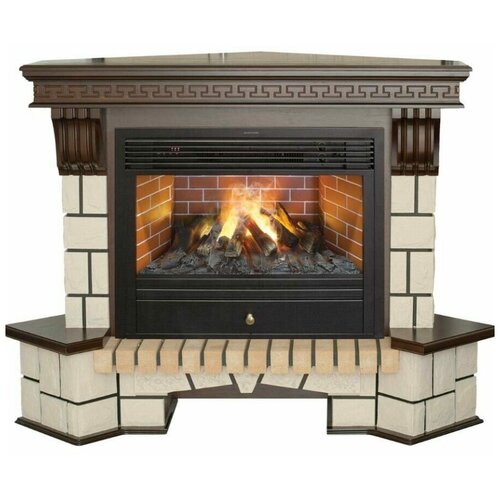 угловая модель электрокамина real flame stone corner 26 hl ao с очагом 3d helios 26 Электрокамин Real Flame Stone Corner 26 AO с очагом 3D Novara 26