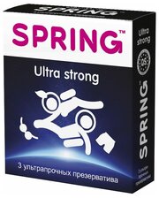 Ультрапрочные презервативы SPRING ULTRA STRONG - 3 шт.