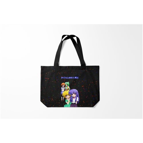 фото Сумка-шоппер / 46х35 см / аниме / когда плачут цикады карма burnettie