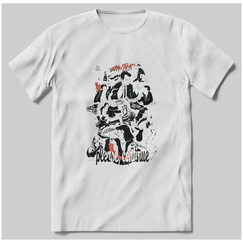 фото Футболка с принтом картины тарантино- 80 brut-shop