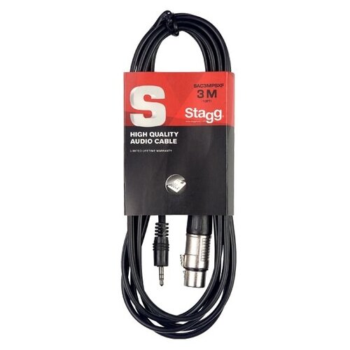Кабель микрофонный STAGG SAC3MPSXF (3м) шнур stagg syc3 mps2p 3м