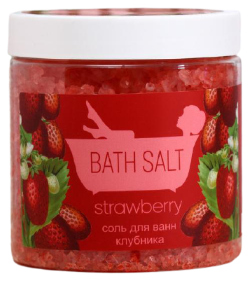 Savonry Соль для ванн Strawberry, 600 г
