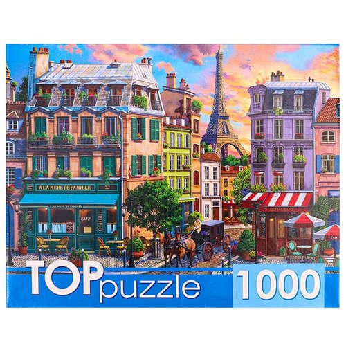 Пазл Рыжий кот TOP Puzzle Старый Париж (ХТП1000-4152), 1000 дет. пазлы 500 toppuzzle мир динозавров 23