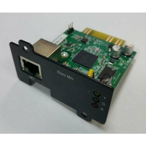 источник бесперебойного питания irbis ups network communication card rj45 rs232 isnc1000p IRBIS UPS Network Communication Card, RJ45, RS232