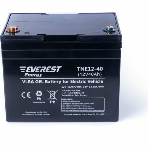 Тяговая аккумуляторная батарея EVEREST Energy TNE 12-40