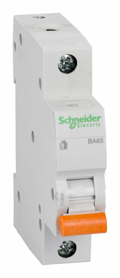 Автомат Schneider Electric домовой 1П С20А 4,5кА