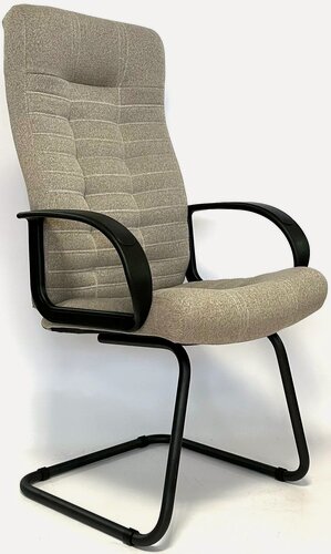 Изображение товара Стул компьютерный без колес Атлант, ткань рогожка, цвет бежевый