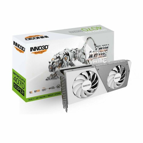 Видеокарта INNO3D RTX4070 SUPER TWIN X2 OC WHITE 7299900₽