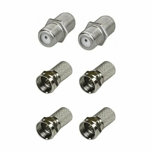 Соединитель антенного - ТВ кабеля набор 2 штуки 289₽