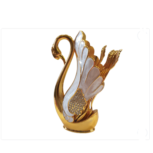 Набор ложек с подставкой Лебедь