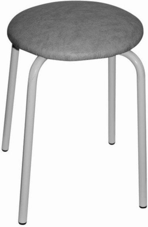 VIOLET 8001 3 Табурет стальной кругл  сид   серый   5  800103