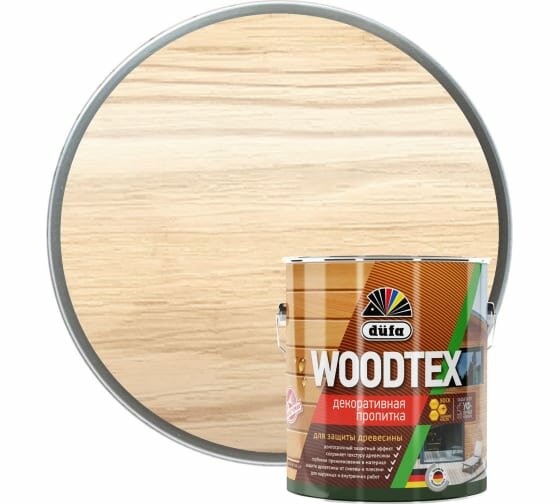 Антисептик для дерева Dufa Woodtex бесцветный 0,9л