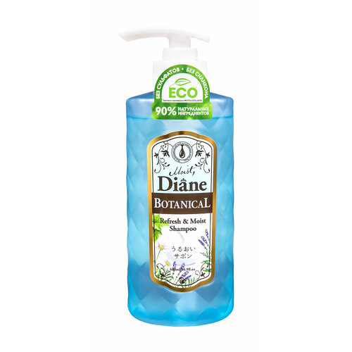 Питательный шампунь без сульфатов и силикона Moist Diane Botanical Refresh Moist Shampoo