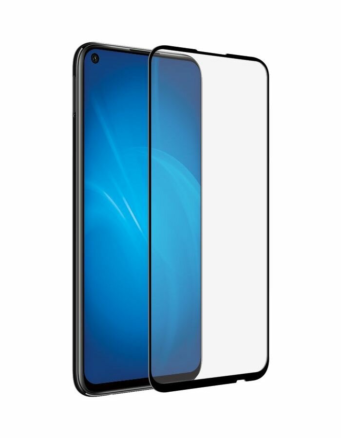 Защитное стекло mObility для Huawei P40 Lite E Full Screen Full Glue Black УТ000021160 - фото №3