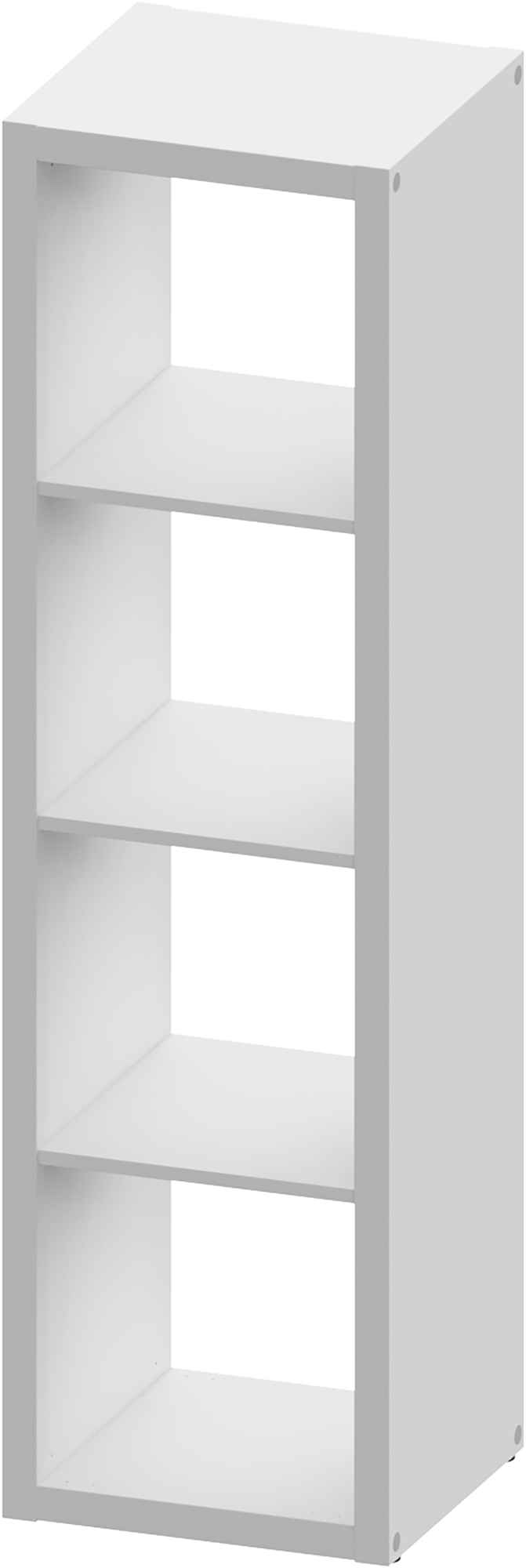 Стеллаж 4 ячейки Белый 112х42x38 см. Фора 4Л (Kallax IKEA)