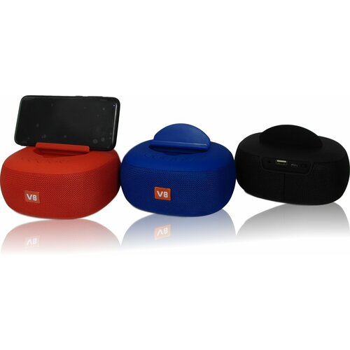 Портативная колонка V8 с держателем телефона Красная 131900₽