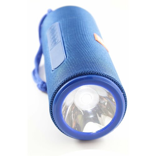 Портативная колонка TG604 Синяя Bluetooth Фонарик micro SD USB FM 107000₽