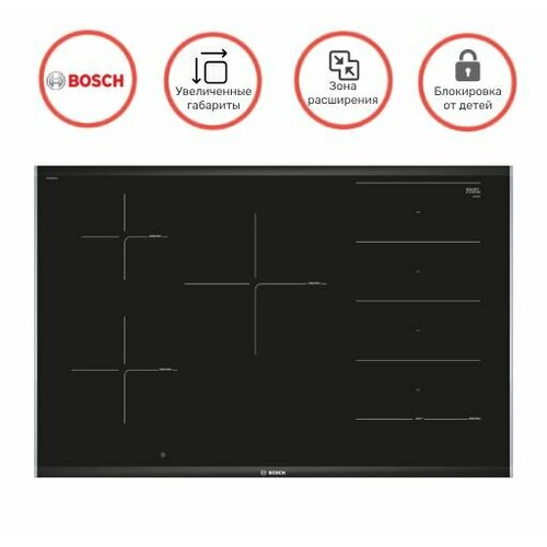 Варочная панель BOSCH PXV875DC1E черный 17900800₽