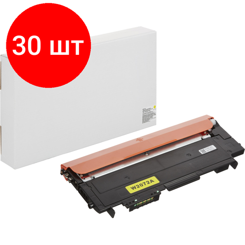 Комплект 30 штук, Тонер-картридж Retech W2072A жел. для HP Color Laser 150/150nw/178nw